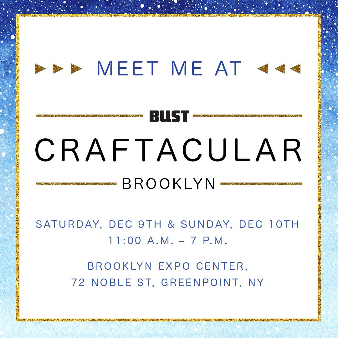 Hey all you pretty people, I'll be setting up shop and selling all my holiday goodies this Sunday at the BUST HOLIDAY CRAFTACULAR in greenpoint. Please stop by and get a krampus calendar, an undead coffin ornament, or all the usual shirts, print, or cards.