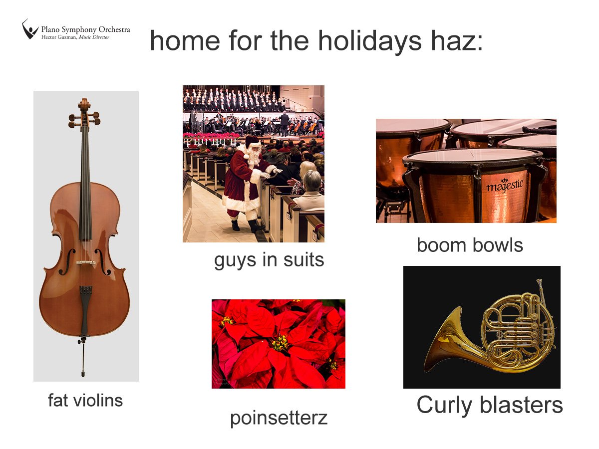 planosymphony's tweet image. Get your tickets &amp;amp; bring this with you on Dec. 16 &amp;amp; 17 for reference. It&apos;s 100% accurate. goo.gl/KSzNZ4 #homefortheholidays #pso35