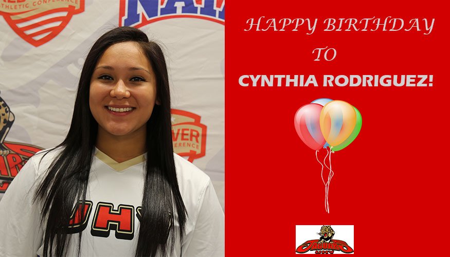 A big Happy Birthday shout out to UHV soccer player Cynthia Rodriguez!! 