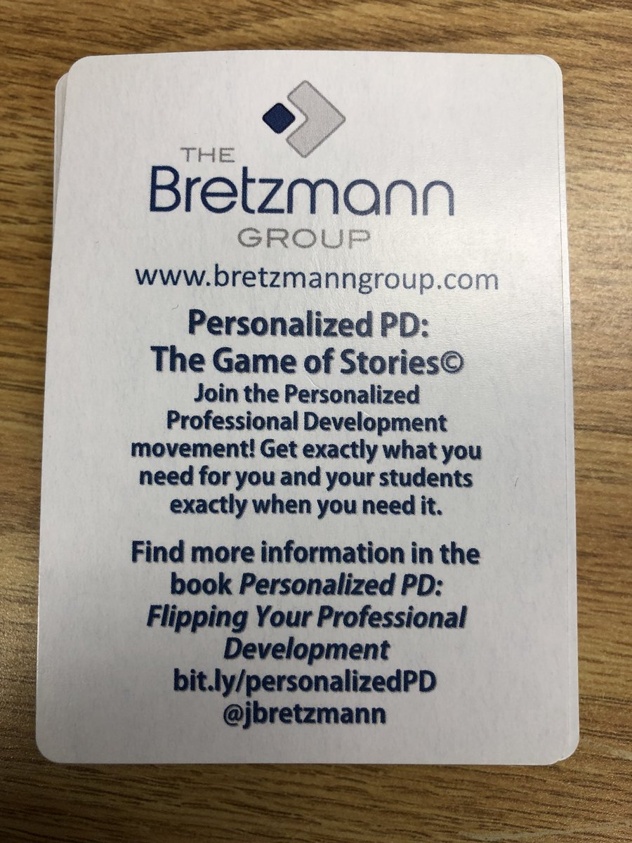 WRCrowley111's tweet image. Try Patio PD.  with Personalized PD The Game of Stories deck of cards #dupagetech