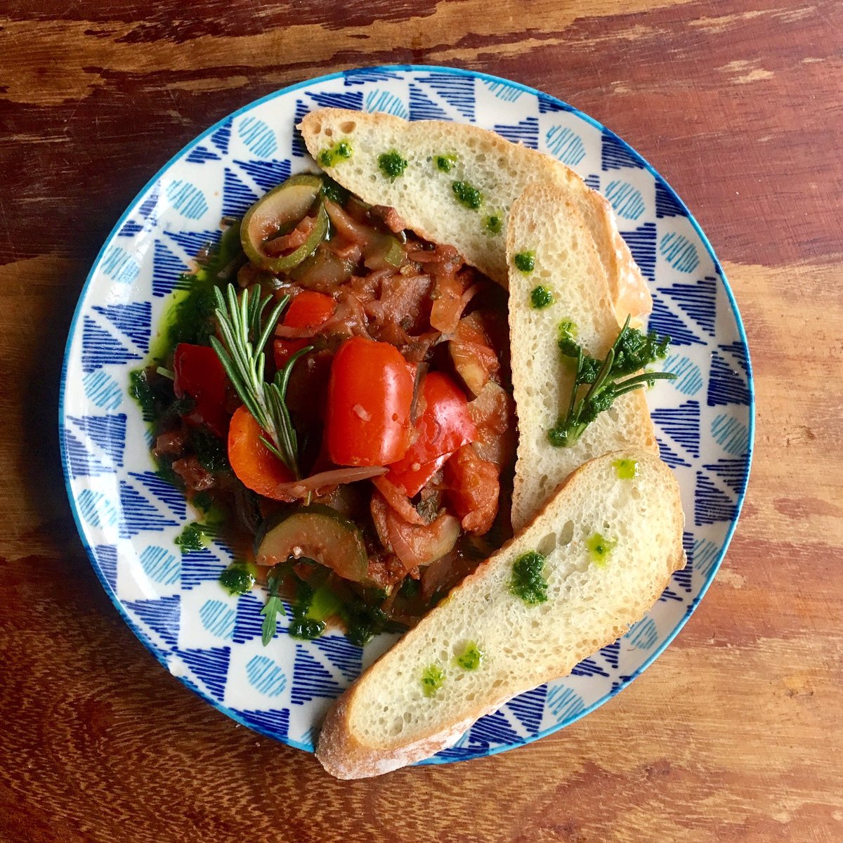 We are very excited to be serving Ratatouille 🎄🍽🇫🇷, today's wintery special featuring all your veggie faves #aubergines #redpepper #vinetomatoes #courgettes #celeriac #garlic #fennel &amp; of course Red wine #malbec