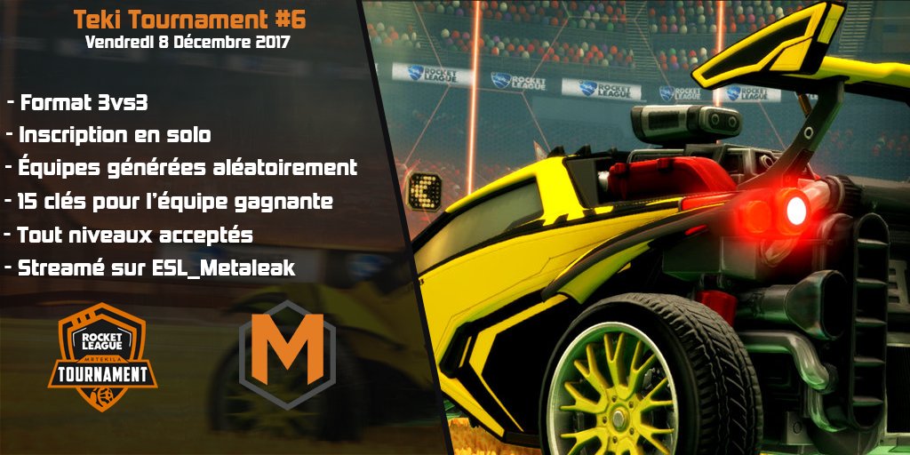 TeamMetaleak's tweet image. N'oubliez pas le RDV convivial du Vendredi soir 20h30 sur notre #MetaWebTV , avec le tournoi fun 3v3 de @MrTeKiila 🏆🇫🇷

Pour vous inscrire c'est sur son discord 👉 discord.gg/wqVjC