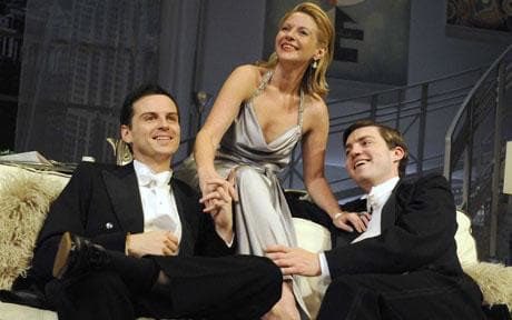 madauntyanne's tweet photo. If you ever get the chance to see a screening of Noel Coward's Design For Living at the V&amp;A with #TomBurke #AndrewScott &amp; #LisaDillon - grab it with both hands! The whole play is superb, but Tom &amp; Andrew's drunk scene is on another level! https://t.co/PpdjUmVtP3