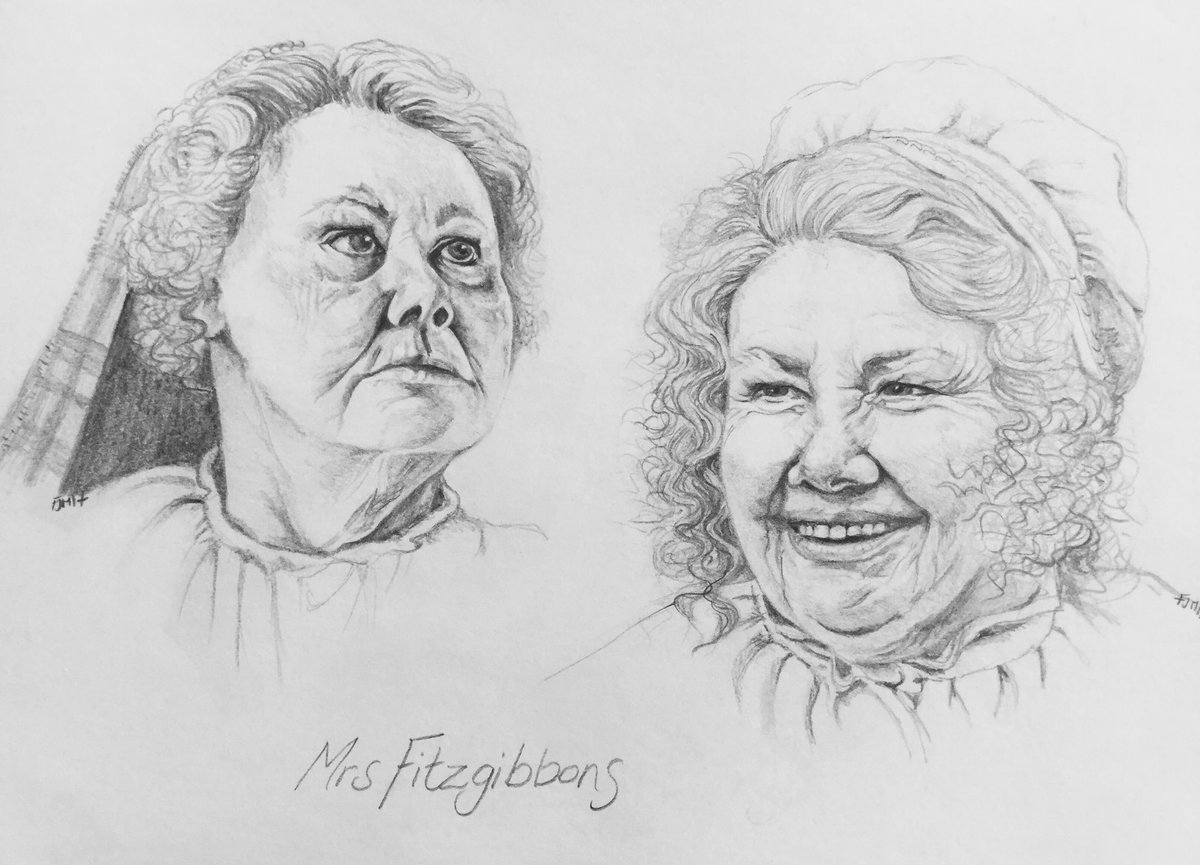 sketchingwitch's tweet photo. Mrs Fitz, housekeeper extraordinaire #25daysofOutlander #day8 #Outlander https://t.co/cOBklZukYc