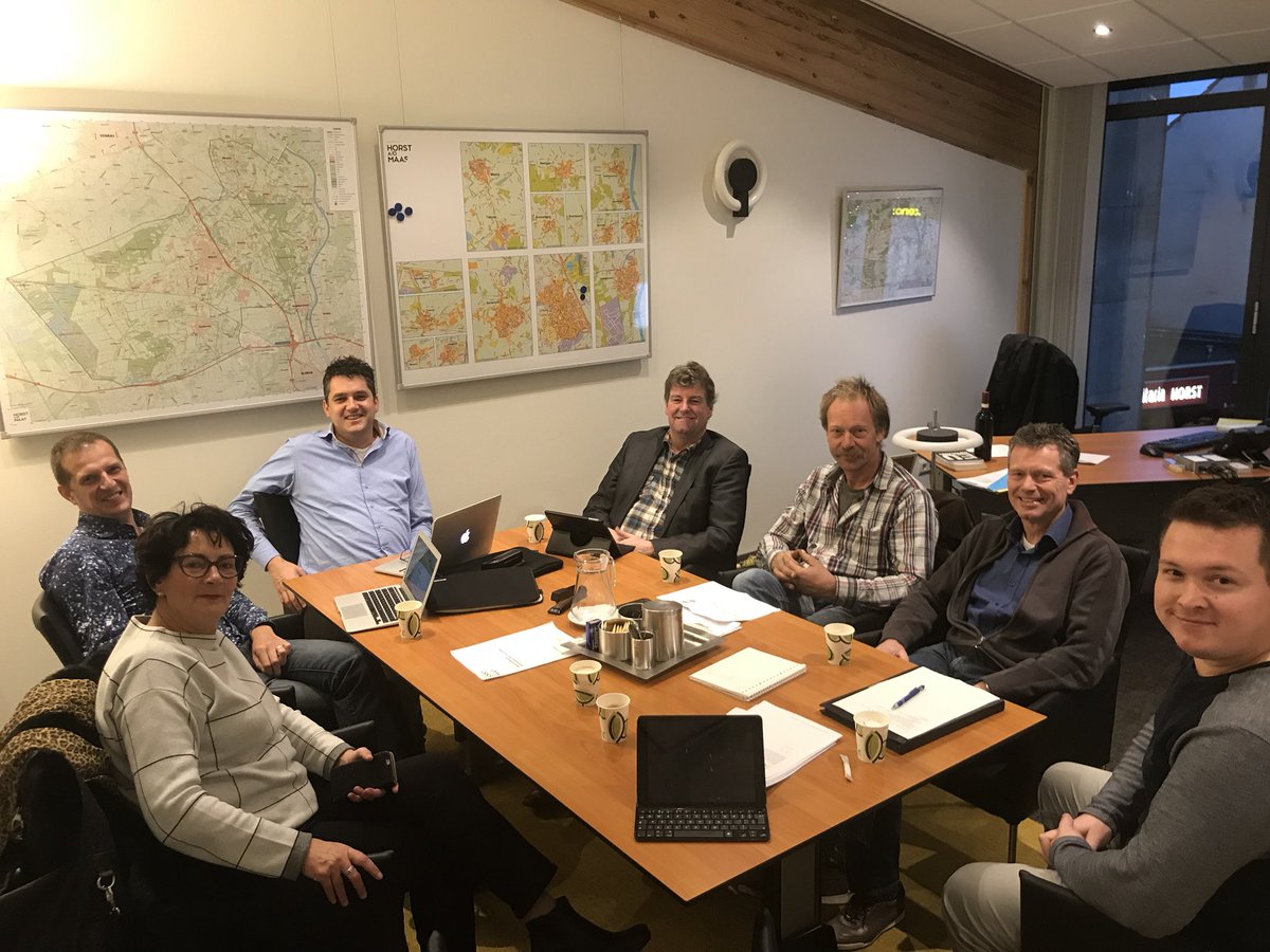 We sluiten de werkdag af met een brainstormsessie met campagneteam <a href="/CDAHorstadMaas/">CDA Horst a d Maas</a> ! #energie #GR2018