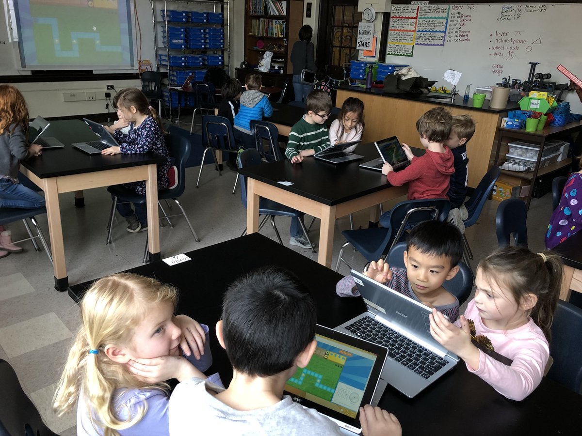 Huijing Wu (@eliot_robotics) on Twitter photo Kindergarten students at the Eliot <a href="/BostonSchools/">BostonPublicSchools</a> as “drivers” and “navigators” completing activities on Kodable in pairs. #bpshoc #csedweek #hourofcode Kindergarten students at the Eliot <a href="/BostonSchools/">BostonPublicSchools</a> as “drivers” and “navigators” completing activities on Kodable in pairs. #bpshoc #csedweek #hourofcode