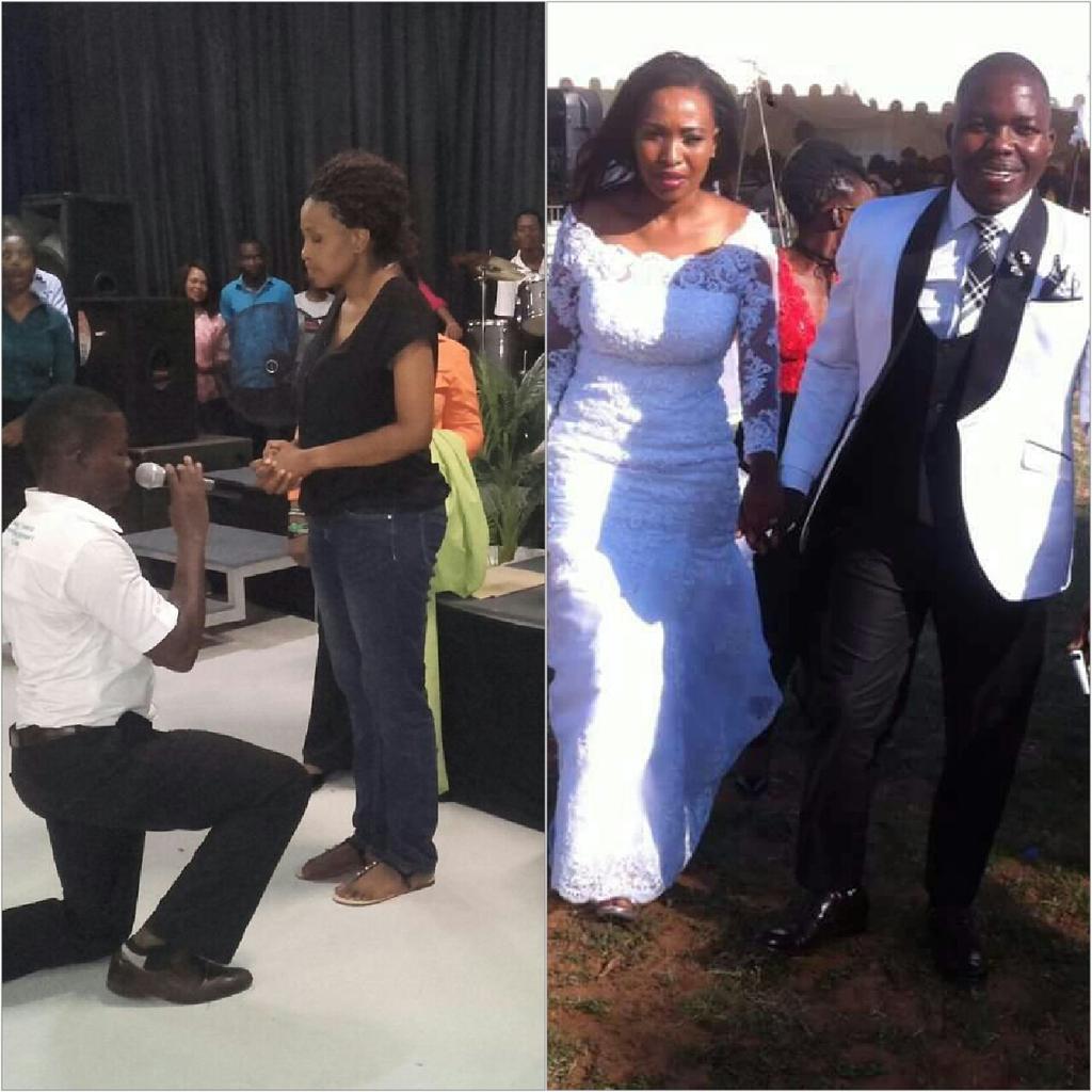 Conrad_HBT's tweet photo. Just a week before prophet @UebertAngel   got to Botswana last year he proposed. And now look at this!! GOOD NEWS COUPLE. 
@TGNC_Gaborone https://t.co/nywFHPQey1