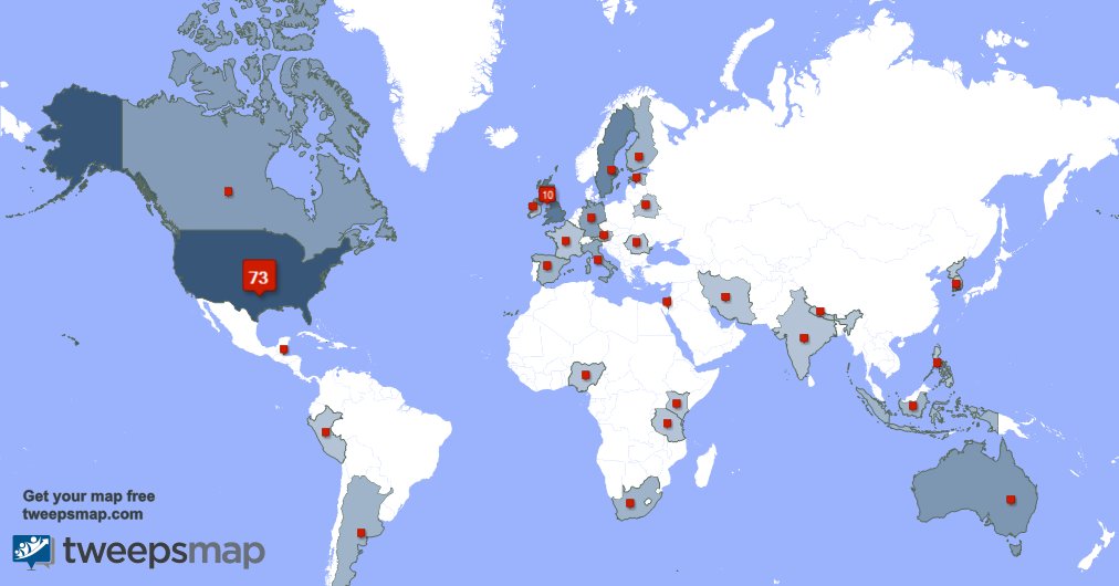 Chelmno4's tweet photo. My followers are in USA(70%), UK.(10%) Get your free map https://t.co/x0XJ9cxJbk https://t.co/Nj8Uck0Fds