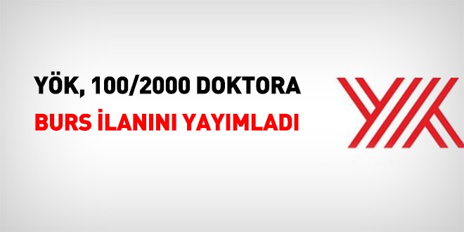 100/2000 YÖK Doktora Bursu Başvuru İlanı yayımlandı
goo.gl/e1mwYG