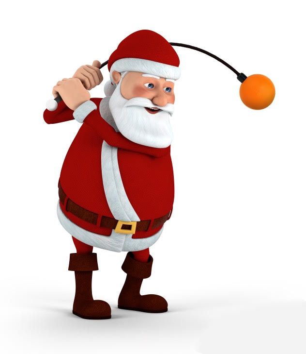 OrangeWhipGolf's tweet photo. Looks like Santa is keeping someone's gift for himself! #golfgift #merrychristmas https://t.co/QFPW5KYbfh