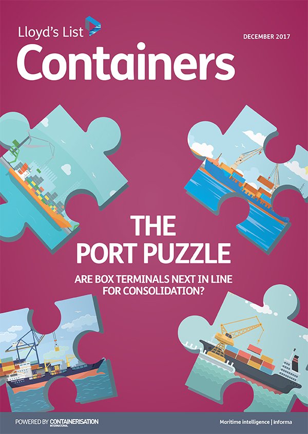 Divya_LL's tweet image. The last issue of the year! 😀 The port puzzle: Are box terminals next in line for consolidation? Read the last edition for 2017: bit.ly/2AFNMVg