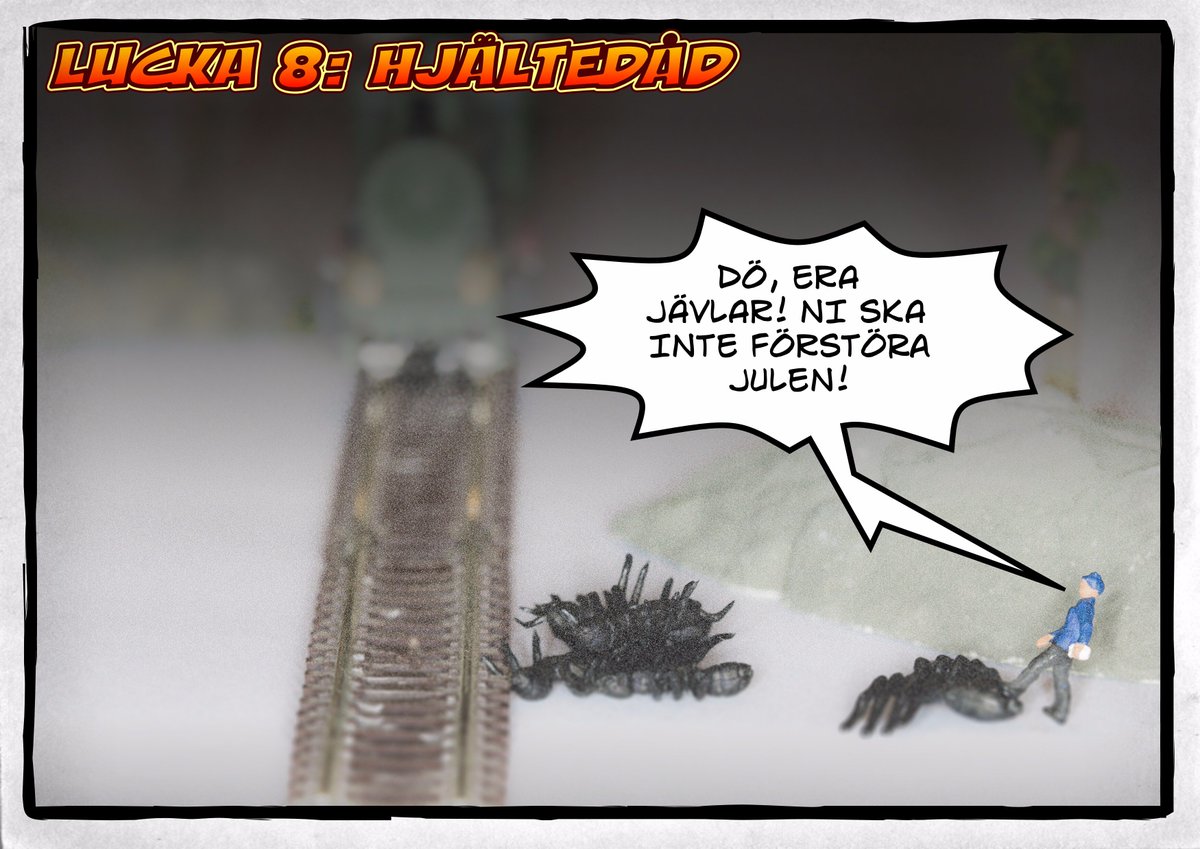 hjulresan's tweet photo. #lucka7 #julkalender #adventskalender #räddningen #karate #NinjaMoves #svepol #svpol https://t.co/eXb9EKZWCS
