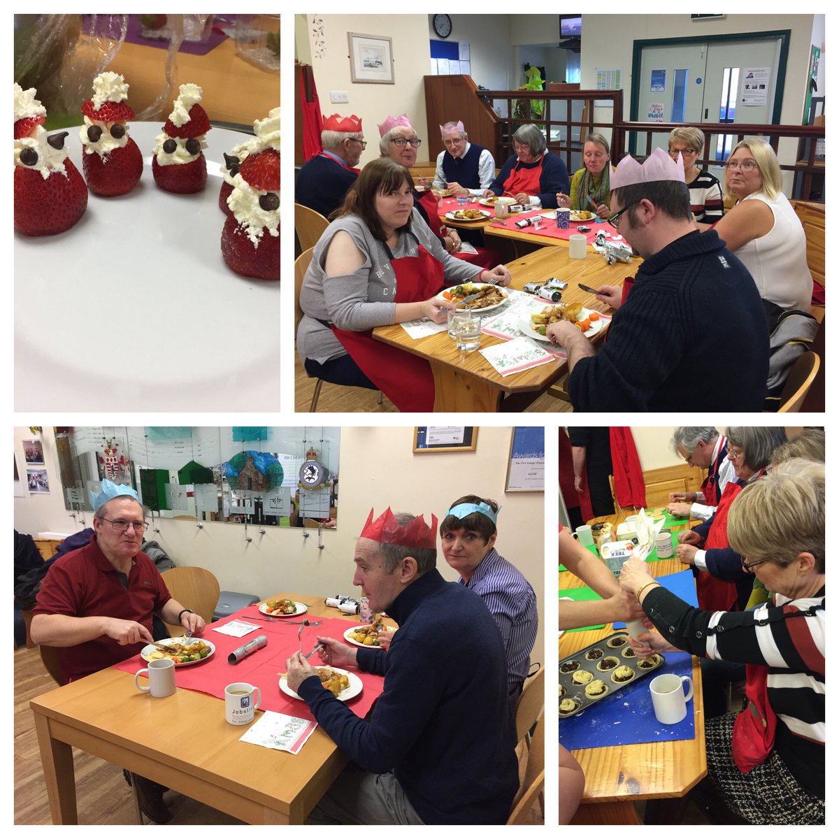 What a lovely Christmas meal this afternoon in Thornaby - thanks so much @Littlesproutsuk (everyone is feeling very festive and full) 🎅🏼