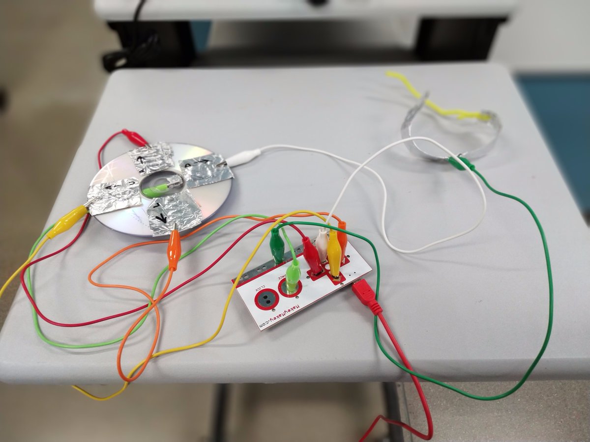 MrSchmitzSVVSD's tweet image. Hey students, what do you want to do for CSEd week? Build a @Sphero controller out of random stuff using a @makeymakey board? Sure, why not! #SVVSDCSEd #BeyondHourOfCode