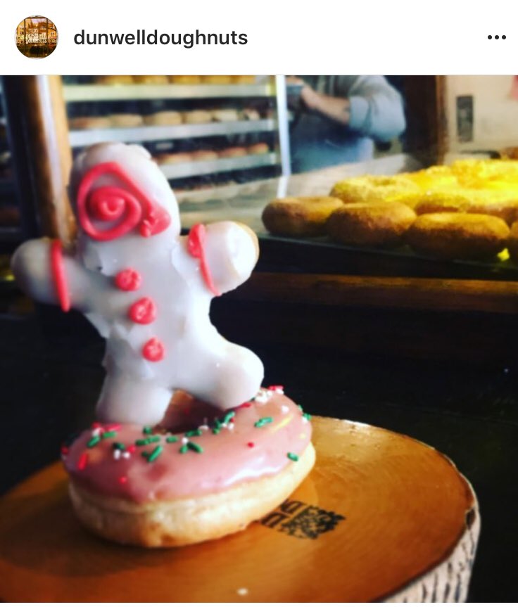 #shoplistener Dunwell Doughnuts is the premier doughnut shop in New York City named best of New York by New York daily news we have two locations102 Saint Marks in Manhattan and 222 Montrose Avenue in Brooklyn. We do perfect holiday platters. Office Christmas party #Vegan #Kosher