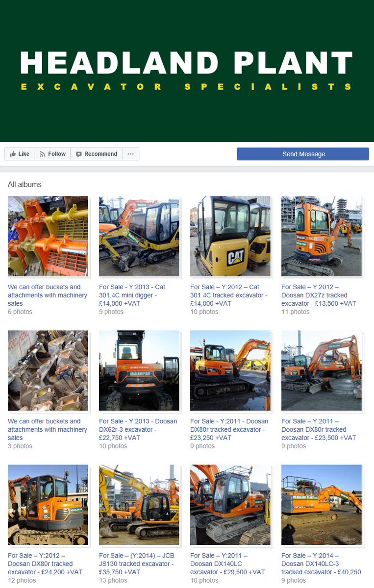 We now have a Sales Facebook page.
facebook.com/Equipment-Sale…