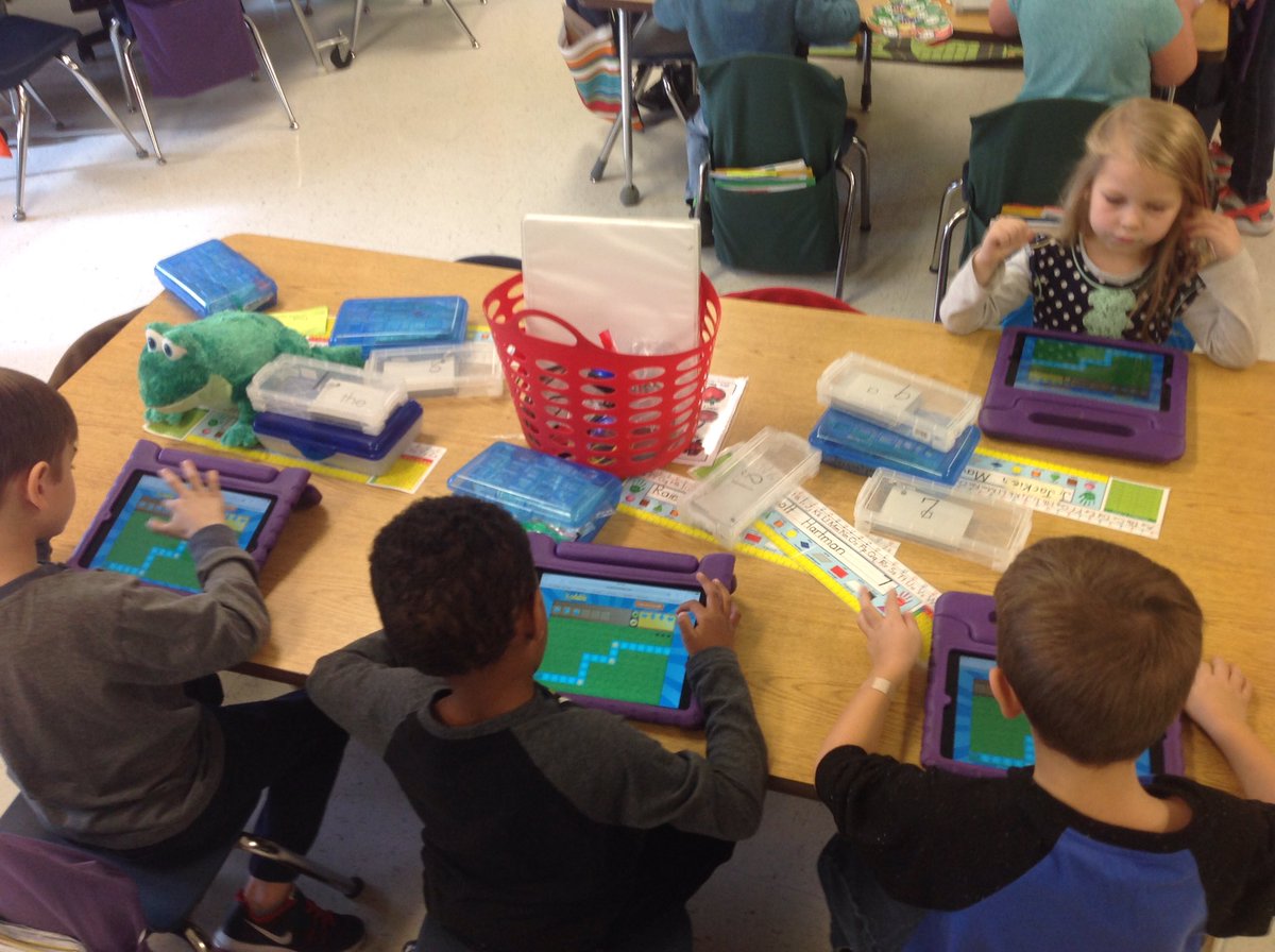 Celebrating #hourofcode this week with some awesome 5th grade helpers!