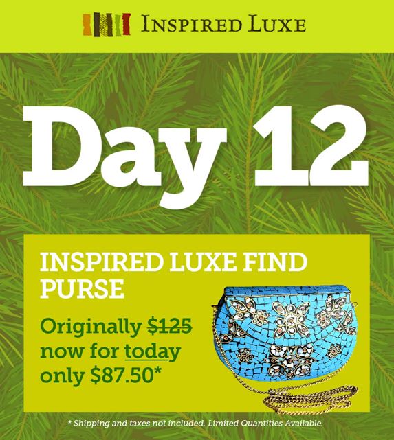 Day 12 of Our #12DaysofChristmas Promotion – Don’t Miss Out! An Inspired Luxe Find, this handcrafted metal frame purse with turquoise, mother of pearl and red coral inlay is the perfect statement piece for any season. Shop Today bit.ly/2BYjsWf #happyholidays #giftsforher