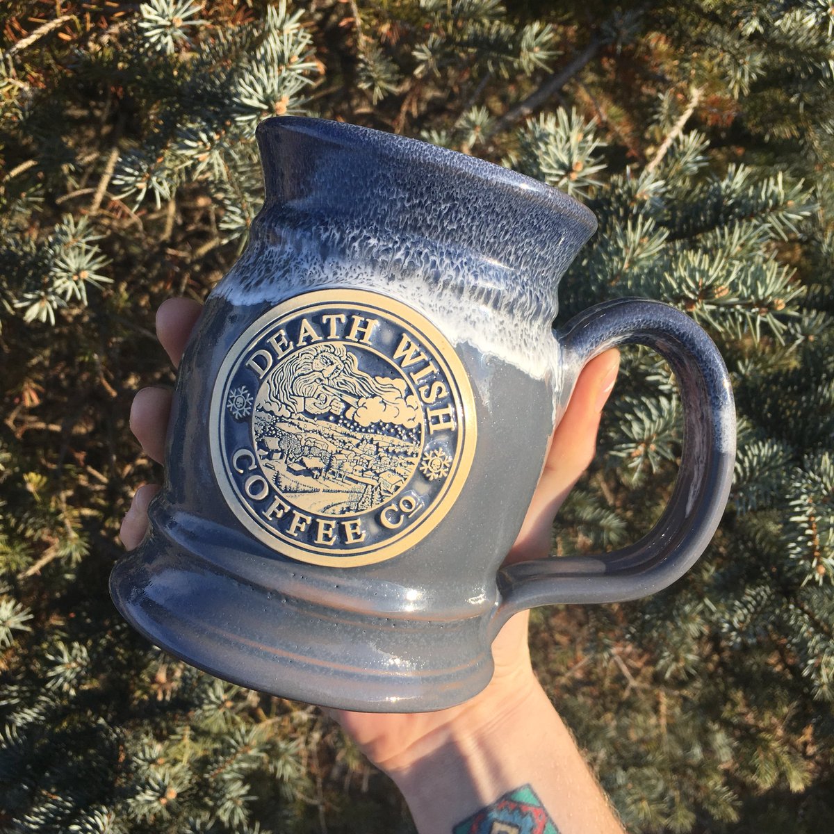 What’s your favorite thing about winter? ❄️💀 RT, follow and comment for your chance to win our upcoming Old Man Winter mug!  Handmade by <a href="/deneenpottery/">Deneen Pottery</a>. #FreebieFriday