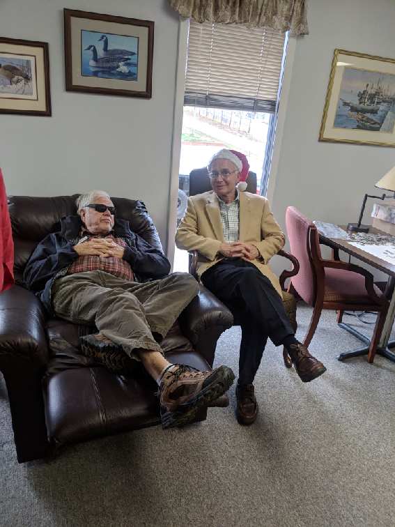 RushtonCPA's tweet photo. A group from Rushton visited The Guest House and gave out ornaments, served a snack and sang Christmas carols. https://t.co/m5V7QFSoht