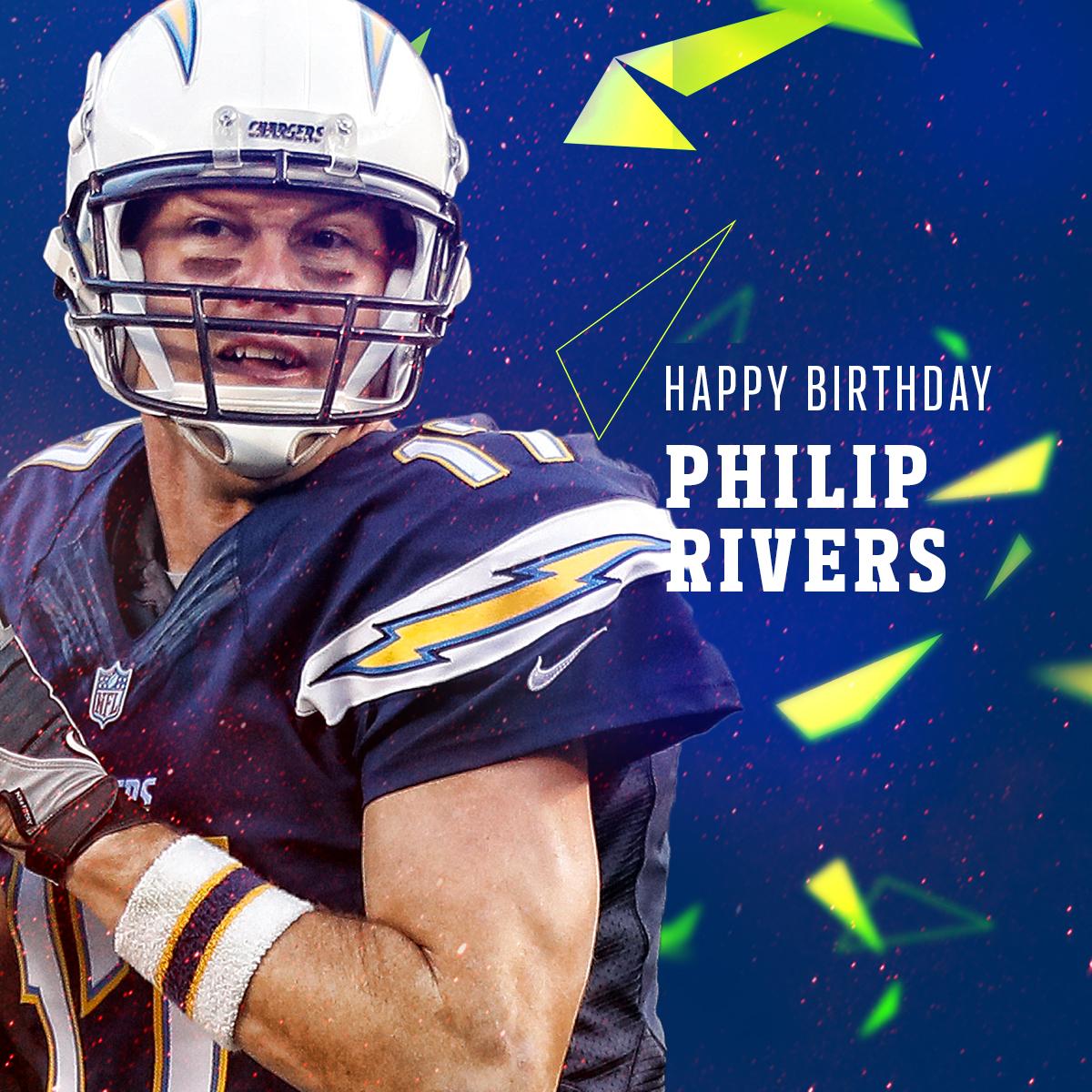      Join us in wishing QB Philip Rivers a HAPPY BIRTHDAY! 