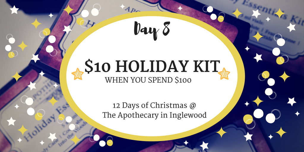 ApothecaryYYC's tweet photo. ON THE 8TH DAY OF CHRISTMAS... get a Holiday Essentials Kit for $10 when you spend $100 online or in-store! https://t.co/j7zRUrPnmy 
#tistheseason #yuletide #christmasspirit #essentialoils #aromaticlife #diffusing https://t.co/thMOFV8Zo1