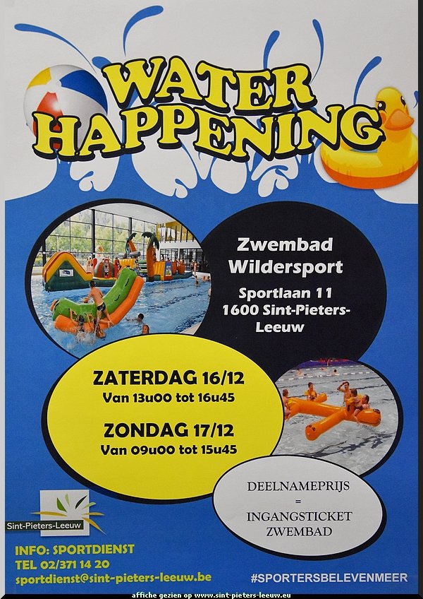 agenda 16-17/12/2017: Waterhappening #SintPietersLeeuw sint-pieters-leeuw.eu/2017/12/08/age…