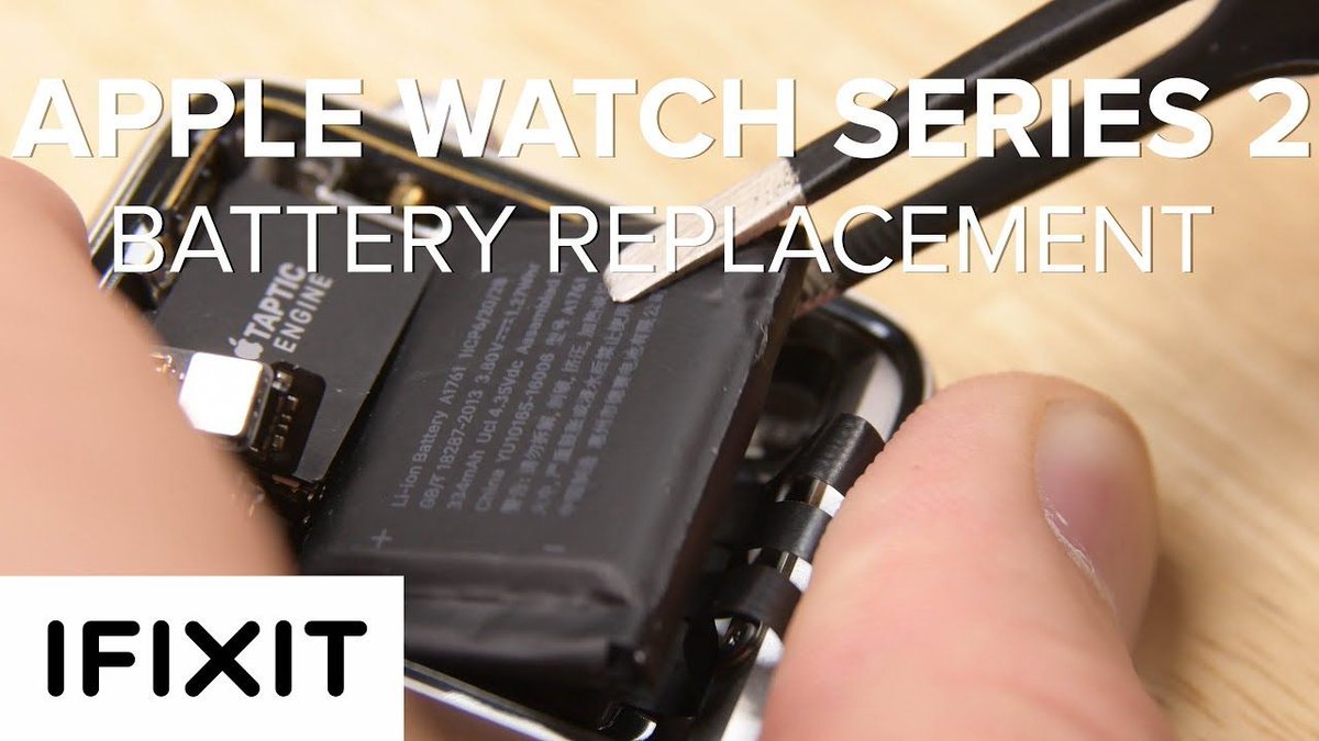 Ifixit That Tiny Battery In Your Apple Watch Series 2 Won T Last Forever And You Shouldn T Be Afraid To Swap It Out Yourself When It Dies Alex Has Your Back