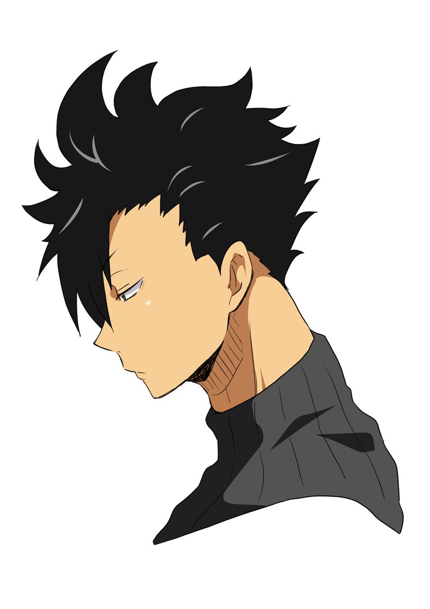 志摩メアリー 無言フォロー失礼します No Twitter ハイキュー 黒尾鉄朗 男の人のハイネックって なんか色気があっていいよね そして 横顔難しい W