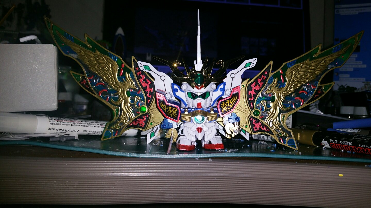 SDガンダム BB戦士 號斗丸 結晶輝羅鋼 天空鳳凰翼形態 ゴッドマル 未
