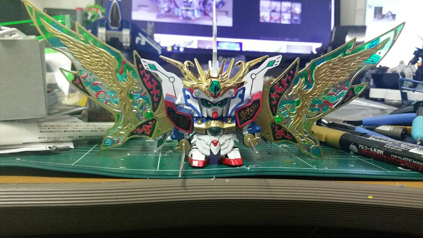 SDガンダム BB戦士 號斗丸 結晶輝羅鋼天空鳳凰翼形態 ガンプラ