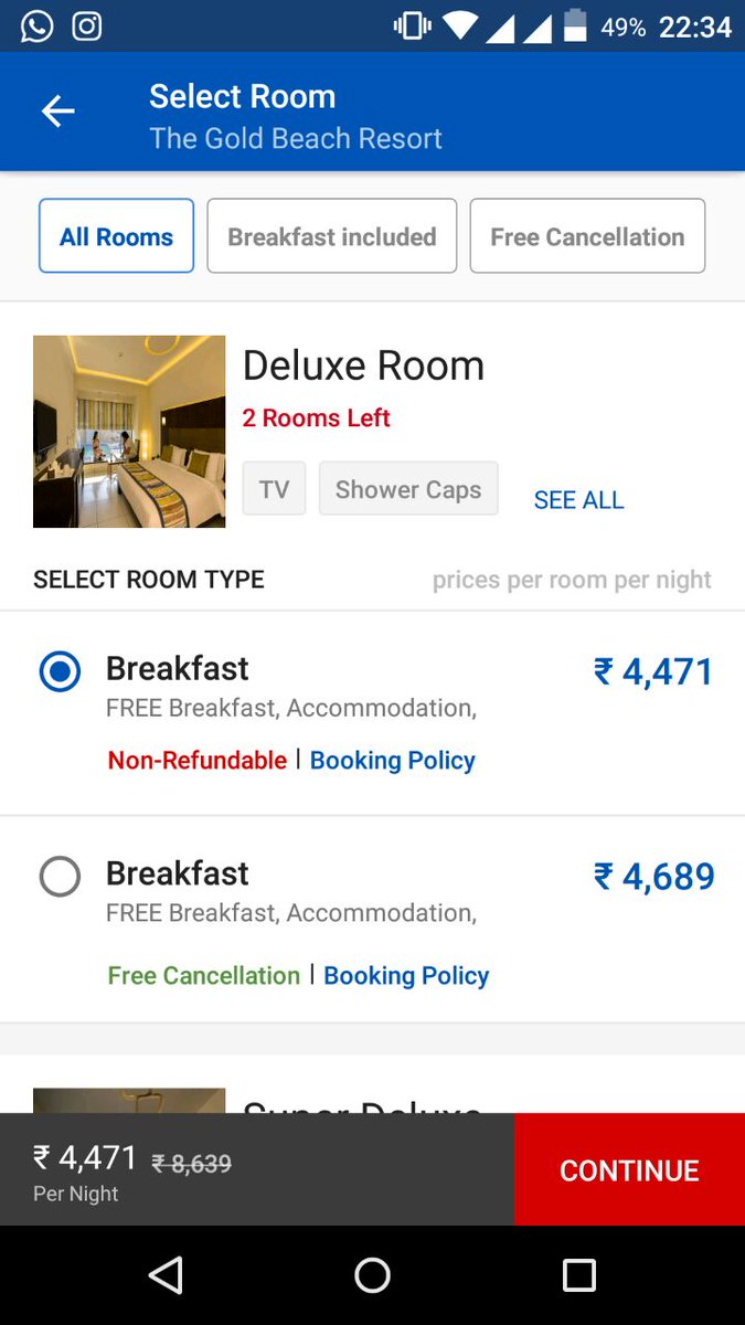 dikshit5791's tweet image. .@makemytripcare .@makemytrip Why there is discrepancies in rates for the same hotel. For the same days. Just because one account has money in their wallet account. #MMT #Discrepancy #BiasedMMT Watch other account before you make purchase from MMT.