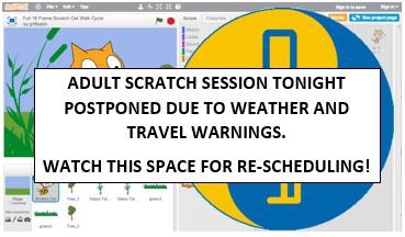 coderdojoLD's tweet image. Due to the weather and travel warning we are postponing tonight’s adult Scratch session until sometime in the New Year... @Longford_Leader