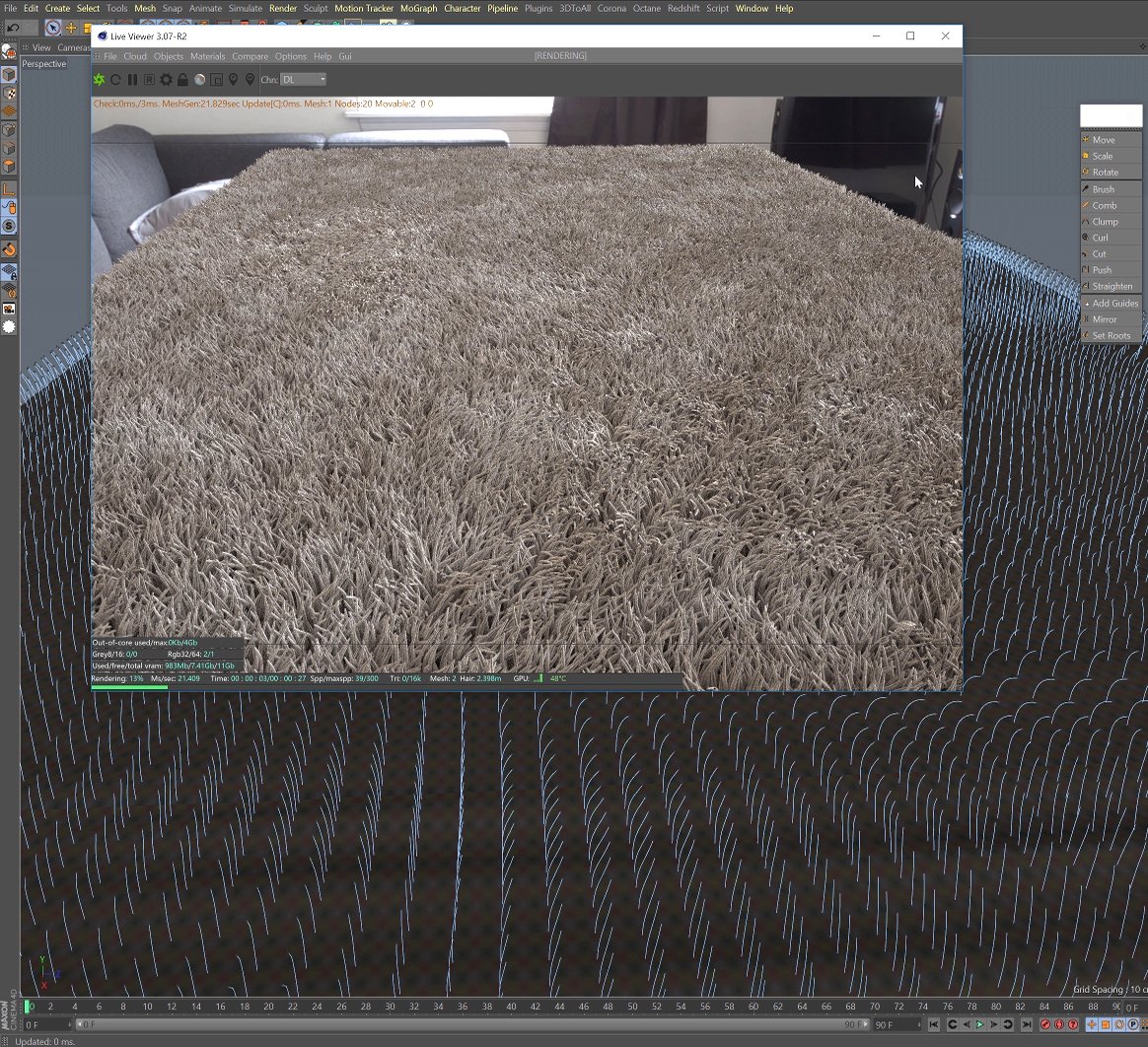 octane render c4d hair octane render c4d hair