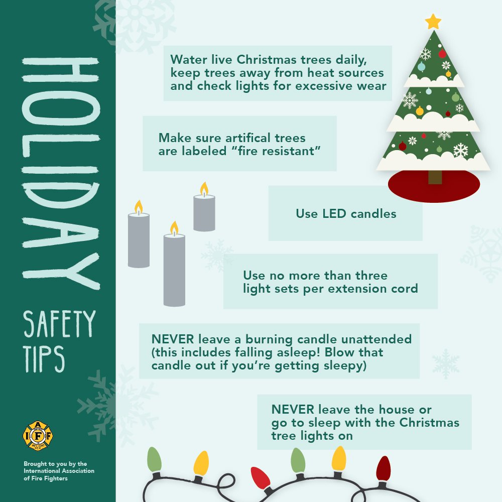 Follow these holiday safety tips to stay safe this season. #iaffsafetytips #NorthVan https://t.co/I4KHVciEz1