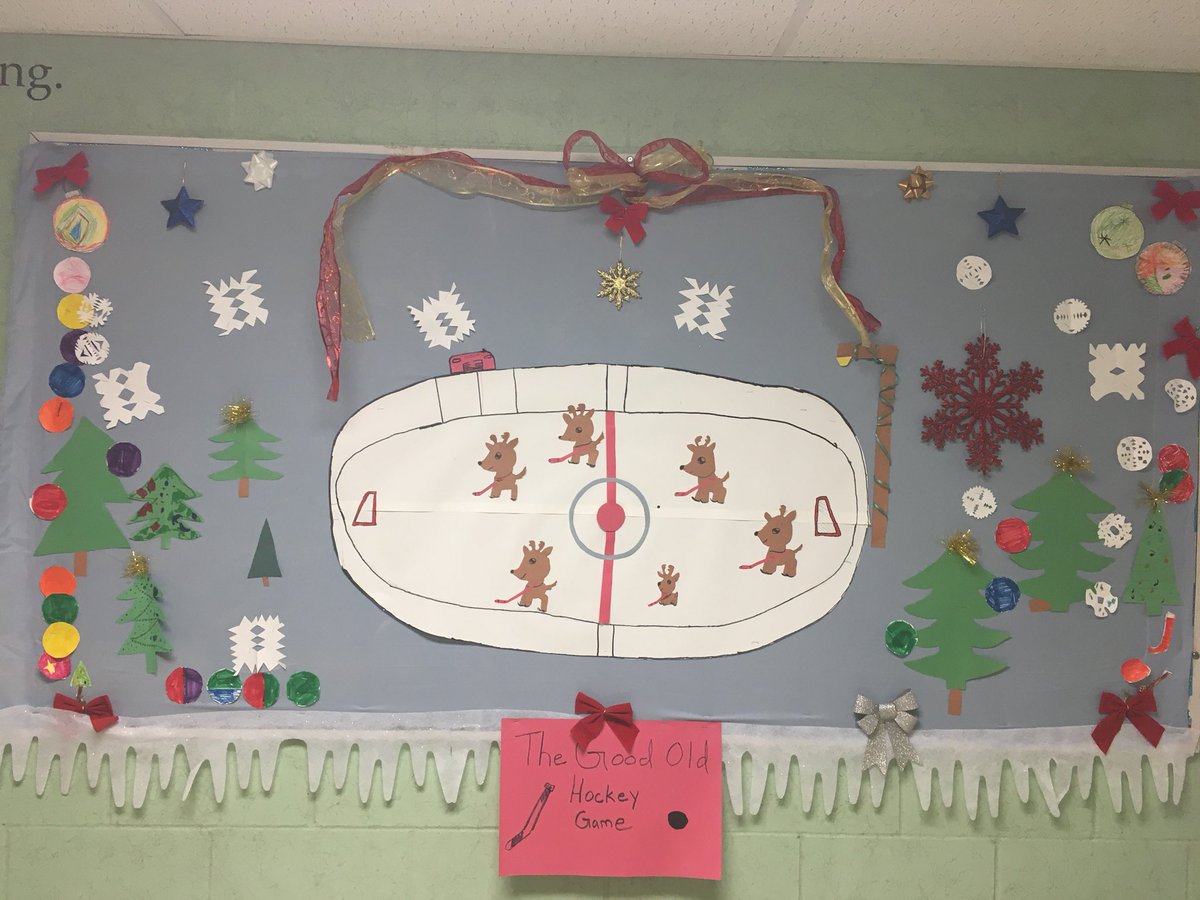 PalmerRapids_PS's tweet photo. Character teams creating Christmas Spirit. Deck the halls with festive bulletin boards!!!  #PRPS #RCDSB https://t.co/wWimhMfThF