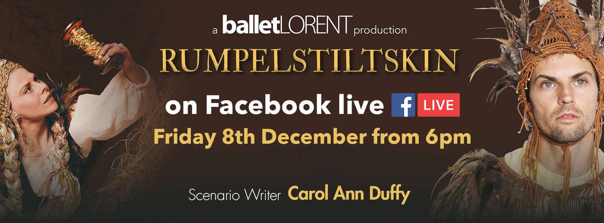 Sadlers_Wells's tweet photo. .@BalletLORENT are going LIVE on Facebook now with their dance-theatre adaptation of the fantastical fairytale #Rumpelstiltskin - coming to Sadler's Well in Mar 2018! Watch here: https://t.co/OXk8auYRyB #rumpelballet #balletLORENT https://t.co/FeLCRnWm7L