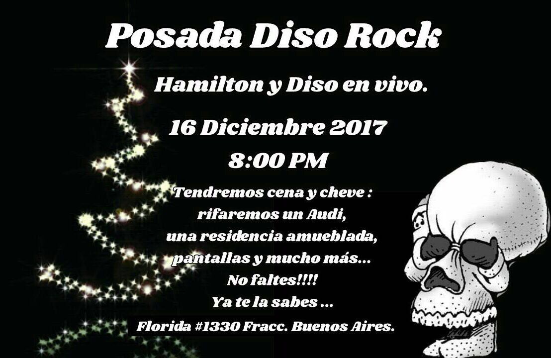HAMILTONROCKMX's tweet photo. Así es... como cada año se acerca la tradicional posada. Ven a ver rock en vívora, mira como te tiene amarrado el teléfono... Ahi nos vemos! https://t.co/jo0RQ6RLS5