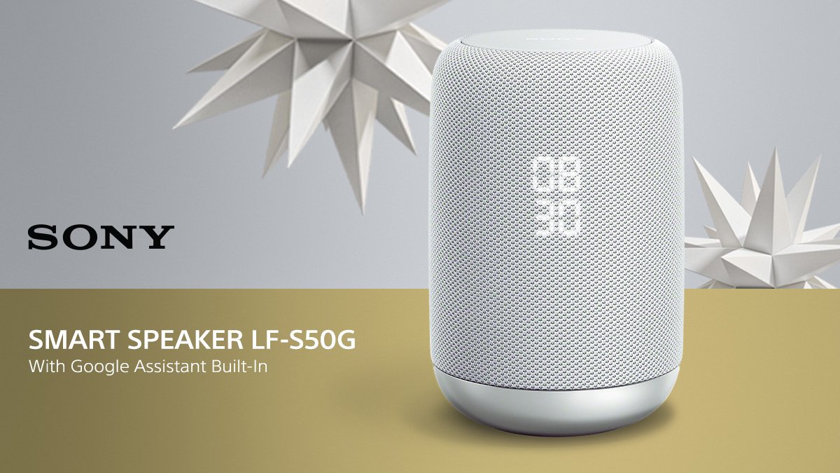 sony smart speaker lfs50g with google assistant built in