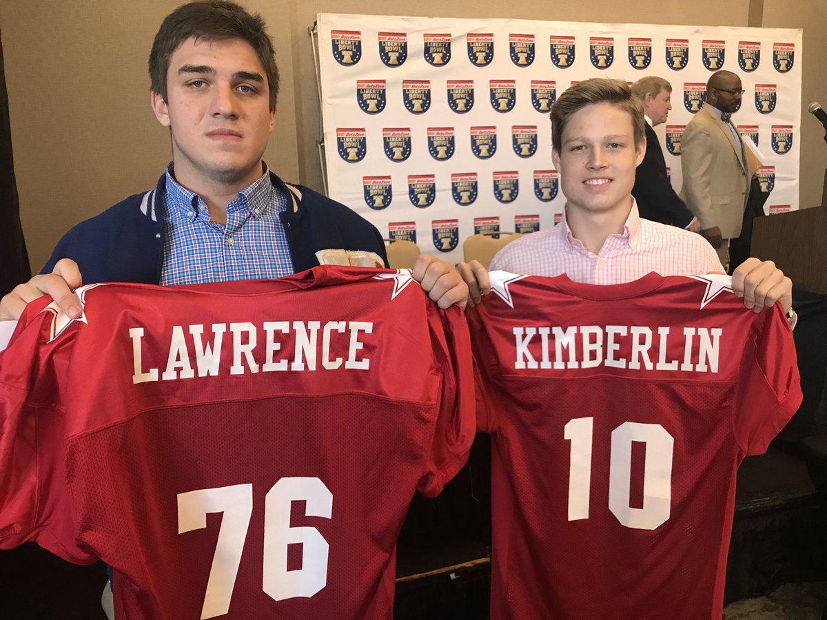 HALionsFootball's tweet image. Congratulations @will_lawrence76 &amp;amp; @Ty_kimberlin_10 for representing Harding Academy in the @AZOLibertyBowl Allstar Game Saturday, 2:30 pm #hardingstrong