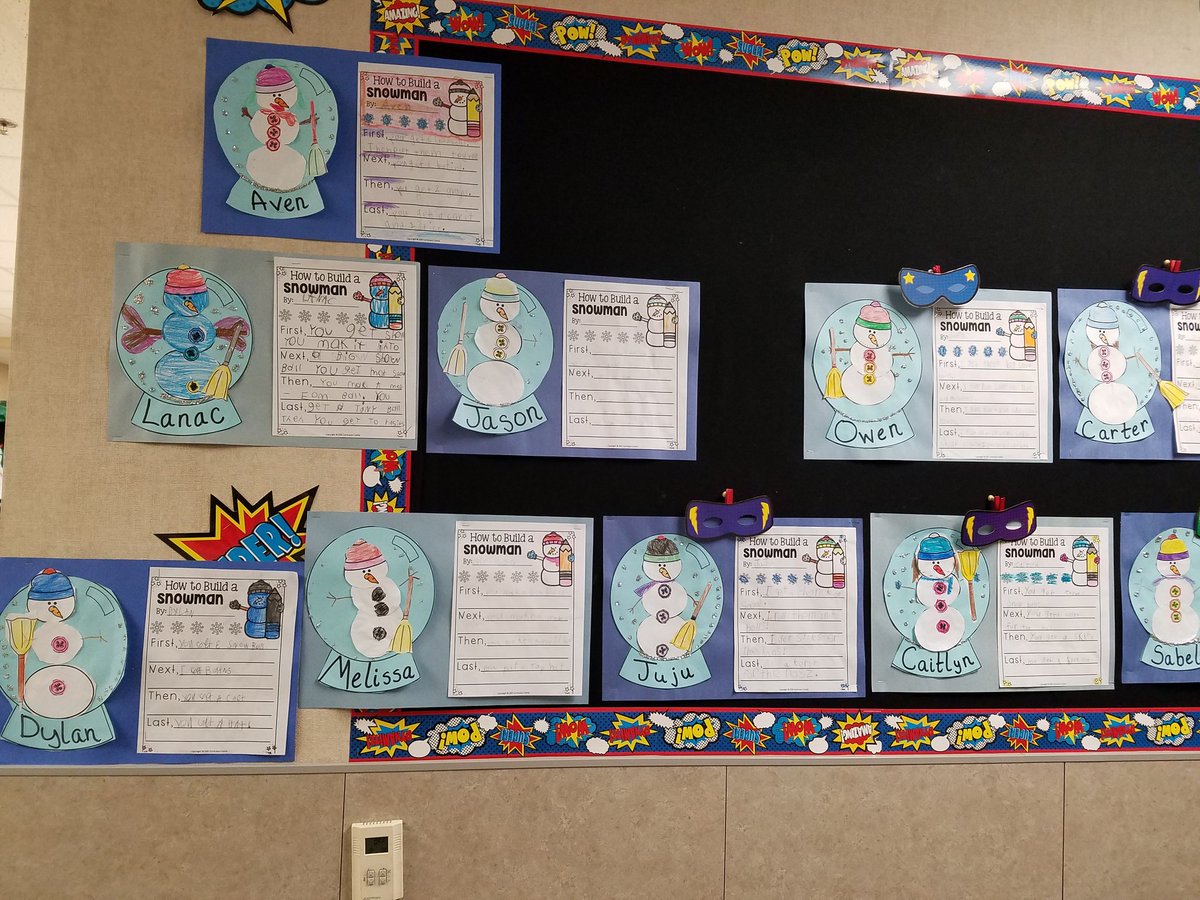 We had fun writing "How to" stories this week! #Wilmeth