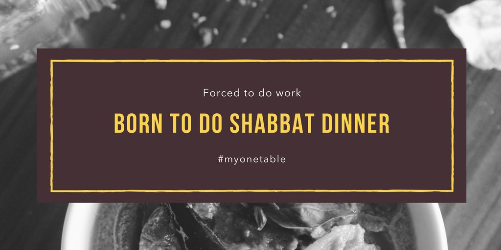 onetableshabbat's tweet photo. TGISD (Shabbat Dinner) #friyay #myonetable https://t.co/xYvcJDyreJ