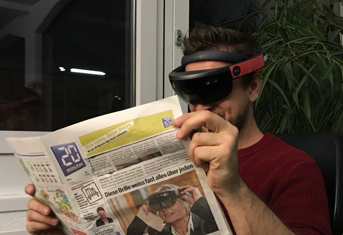 afca. ag (@afca_ag) on Twitter photo "Diese Brille weiss fast alles über jeden" - Wir wissen alles über diese Brille 😎
<a href="/20min/">20 Minuten</a> <a href="/HoloLens/">Microsoft HoloLens</a> #MixedReality #Hololens "Diese Brille weiss fast alles über jeden" - Wir wissen alles über diese Brille 😎
<a href="/20min/">20 Minuten</a> <a href="/HoloLens/">Microsoft HoloLens</a> #MixedReality #Hololens