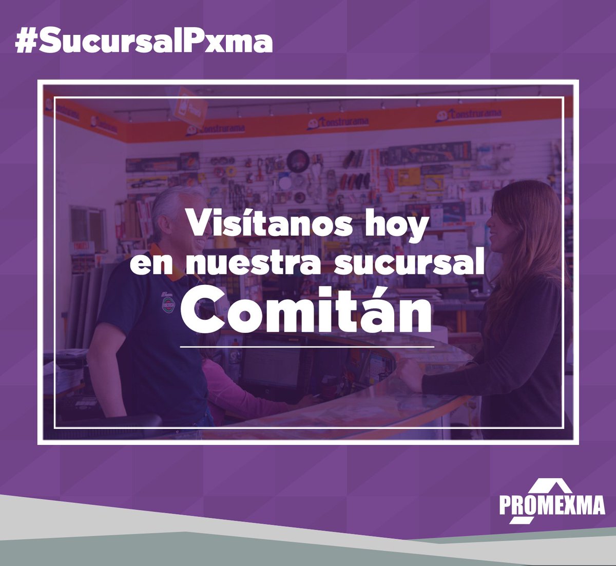 ConstruramaPRO's tweet photo. Visítanos hoy en nuestra sucursal Comitán, ubicada en Carretera Interncional Sur Km 142 S/N Col. Mariano N. Ruiz Comitán, Chiapas, C.P. 30077  Teléfonos: 963 11 07 138  https://t.co/xmor5qoqfJ  ¡Te esperamos! https://t.co/lWkahLxnf8