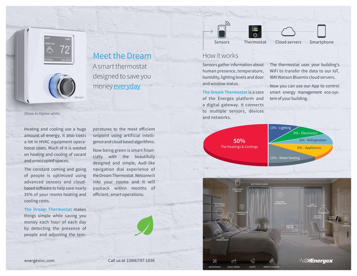 Energex Inc. is Celebrating the global launch of The Dream Thermostat at the AHR Show in Chicago January 22nd to 24th. Come visit us at Booth #8216 and experience the Dream!