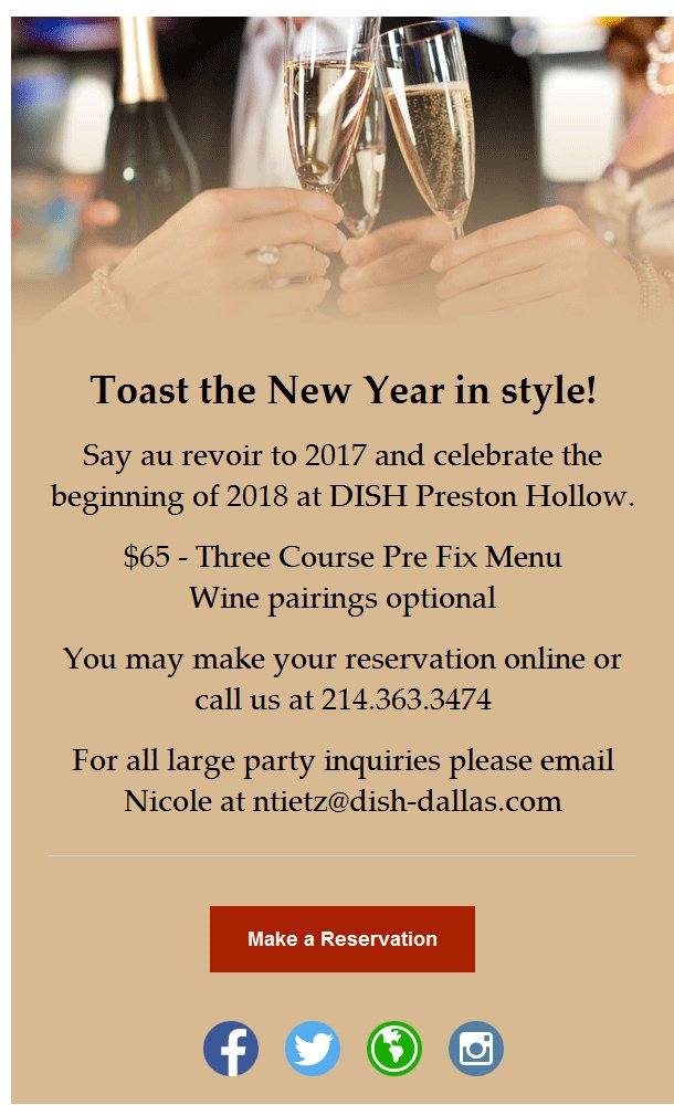 DishPHollow's tweet photo. Celebrate the New Year with us! https://t.co/sVj94f7NAP https://t.co/GYIioopauP