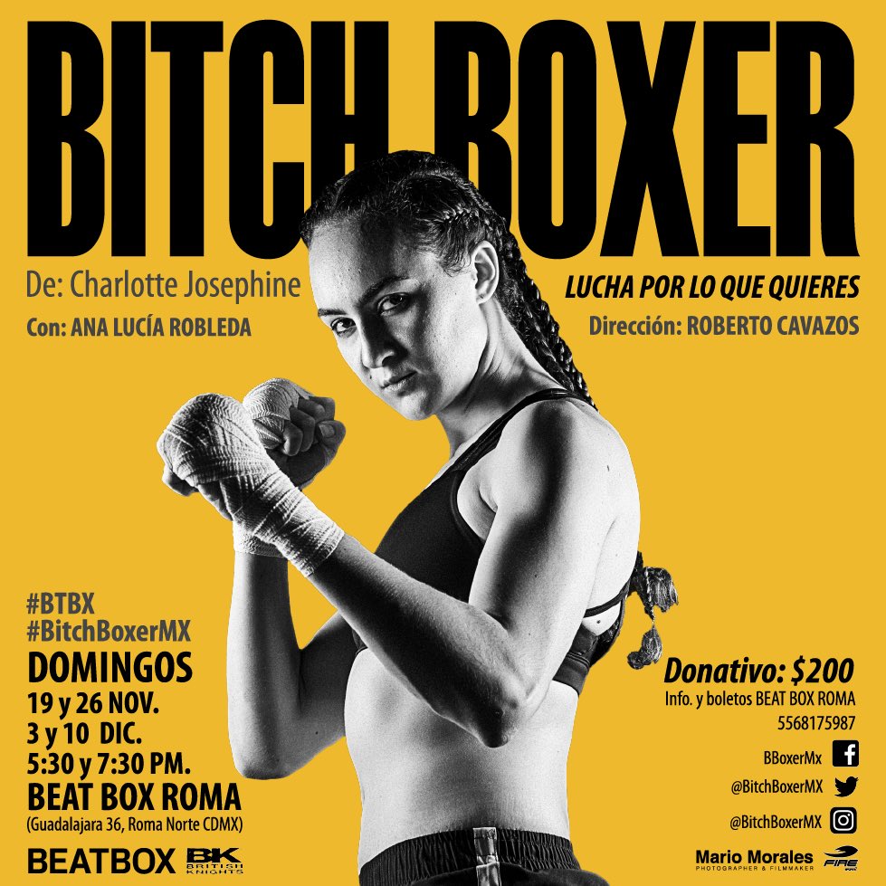 mario_morales_'s tweet photo. Últimas 2 funciones!! NO SE PIERDAN BITCH BÓXER!!
@BitchBoxerMx con @AnaLuciaRobleda #TEATRO #TEATROCDMX #BitchBoxerMx #BTBX #LUCHAPORLOQUEQUIERES #FelizViernes #ElMejorRegaloSeria #FrenteFrio14 https://t.co/if5jYDM8UZ