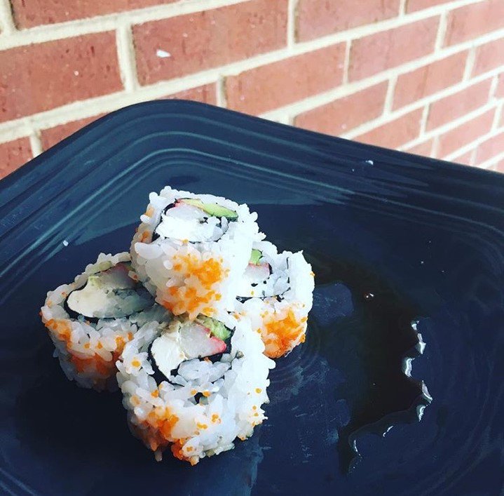 hornetdining's tweet photo. Kick off your finals right! Come join us in the Burton Dining Hall on Sunday night at dinner for Sushi sunday! https://t.co/lM4ifsHqcQ