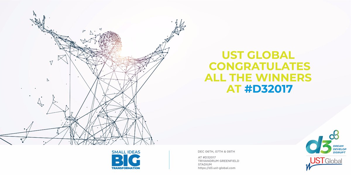 USTglobal's tweet photo. @USTGlobal congratulates and wishes a bright future to all participants. #D32017 https://t.co/ca7jfBLqtV