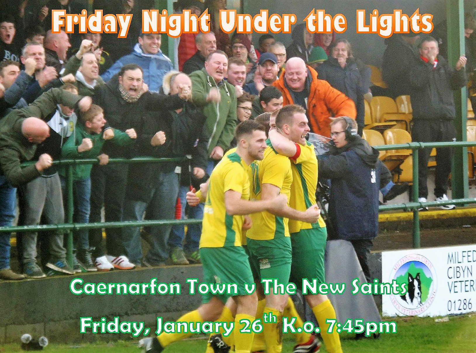 Caernarfon Town FC on Twitter "Our Welsh Cup tie with The New Saints will be played on Friday